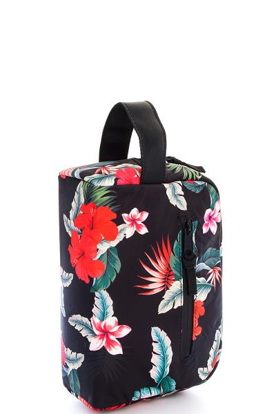 Trendy Floral Multi Pocket Handbag