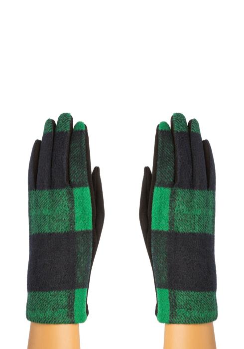 BUFFALO PLAID PRINT GLOVES