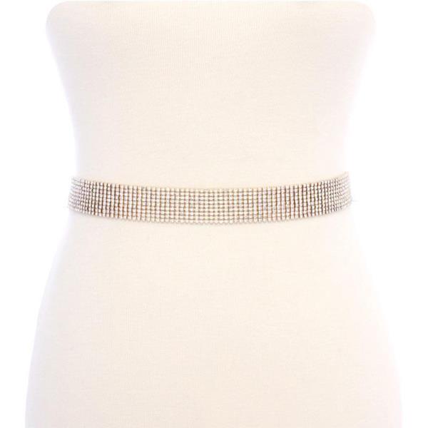 SPARKLING RHINESTONE 9 LAYER WAIST BELT