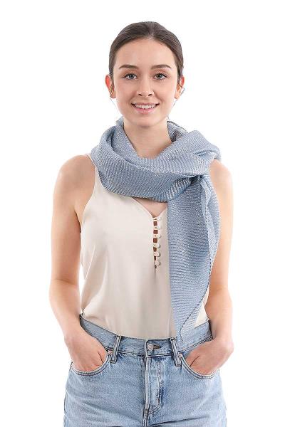 FASHION SILKY SOLID COLOR SCARF