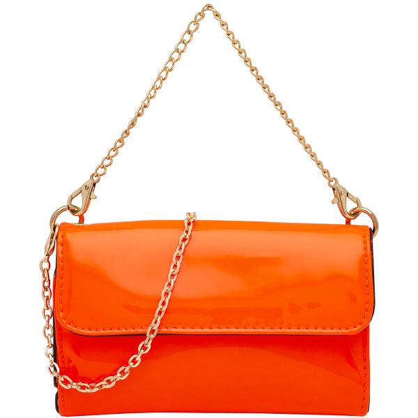 GLOSSY CROSSBODY BAG