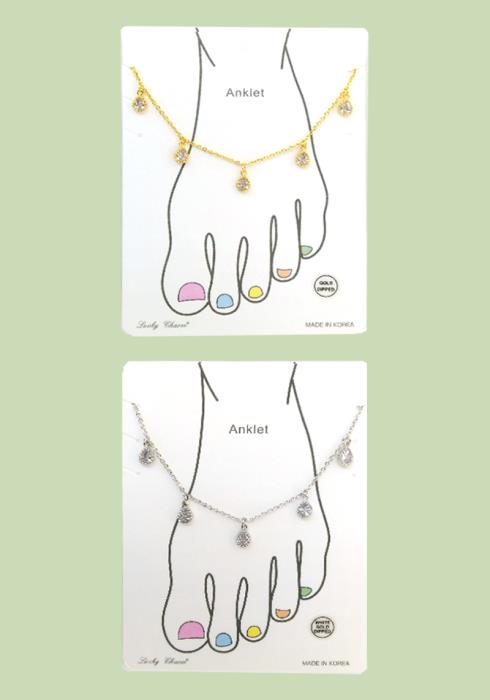 STAR CHARM SIMPLE METAL ANKLET