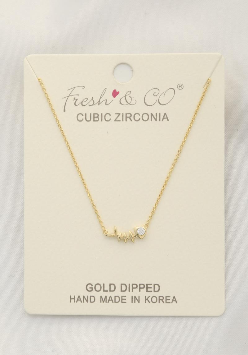 FISH CHARM GOLD DIPPED NECKLACE