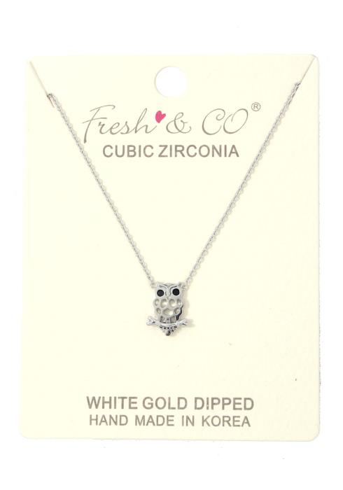 OWL CHARM NECKLACE