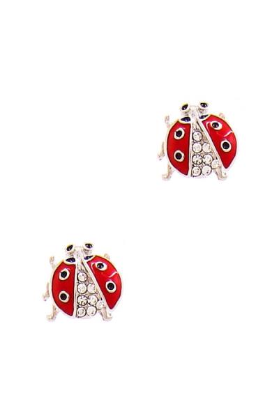 LADYBUG POST EARRING
