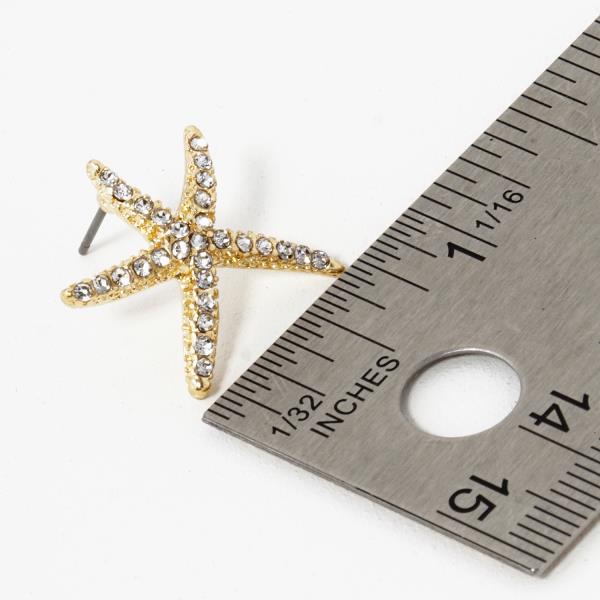 STARFISH POST EARRING