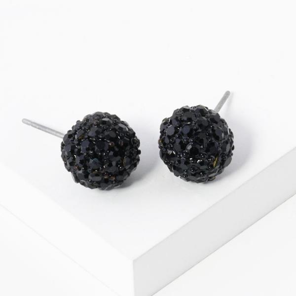 PEARL BEAD BALL EARRING