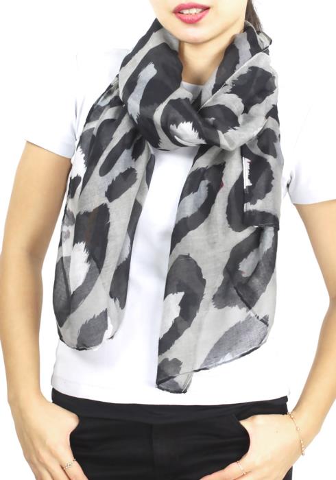ANIMAL THIN PRINT SCARF