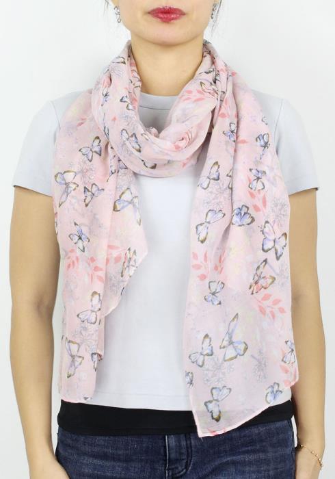 BUTTERFLY PRINT SCARF