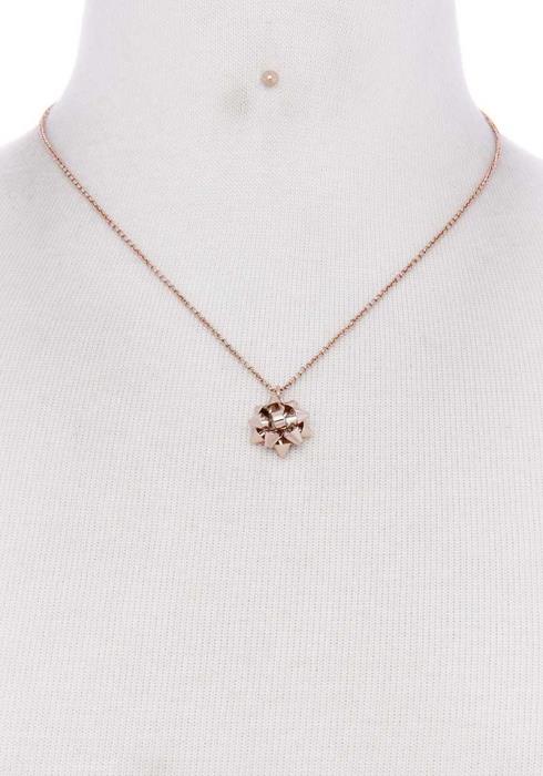 TINY BOW DAINTY NECKLACE