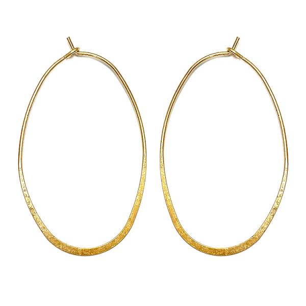 METAL HOOP EARRING