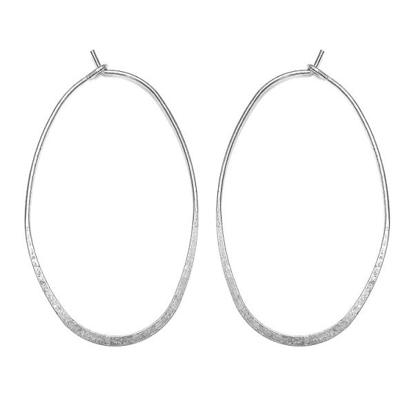 METAL HOOP EARRING