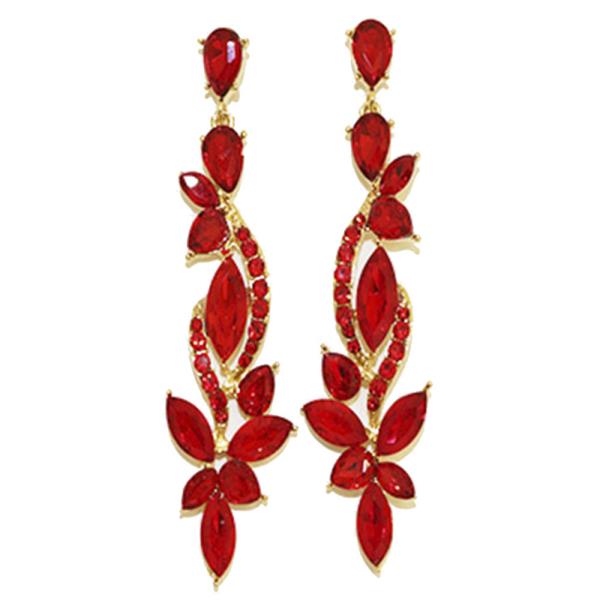 MARQUISE RHINESTONE DANGLE EARRING