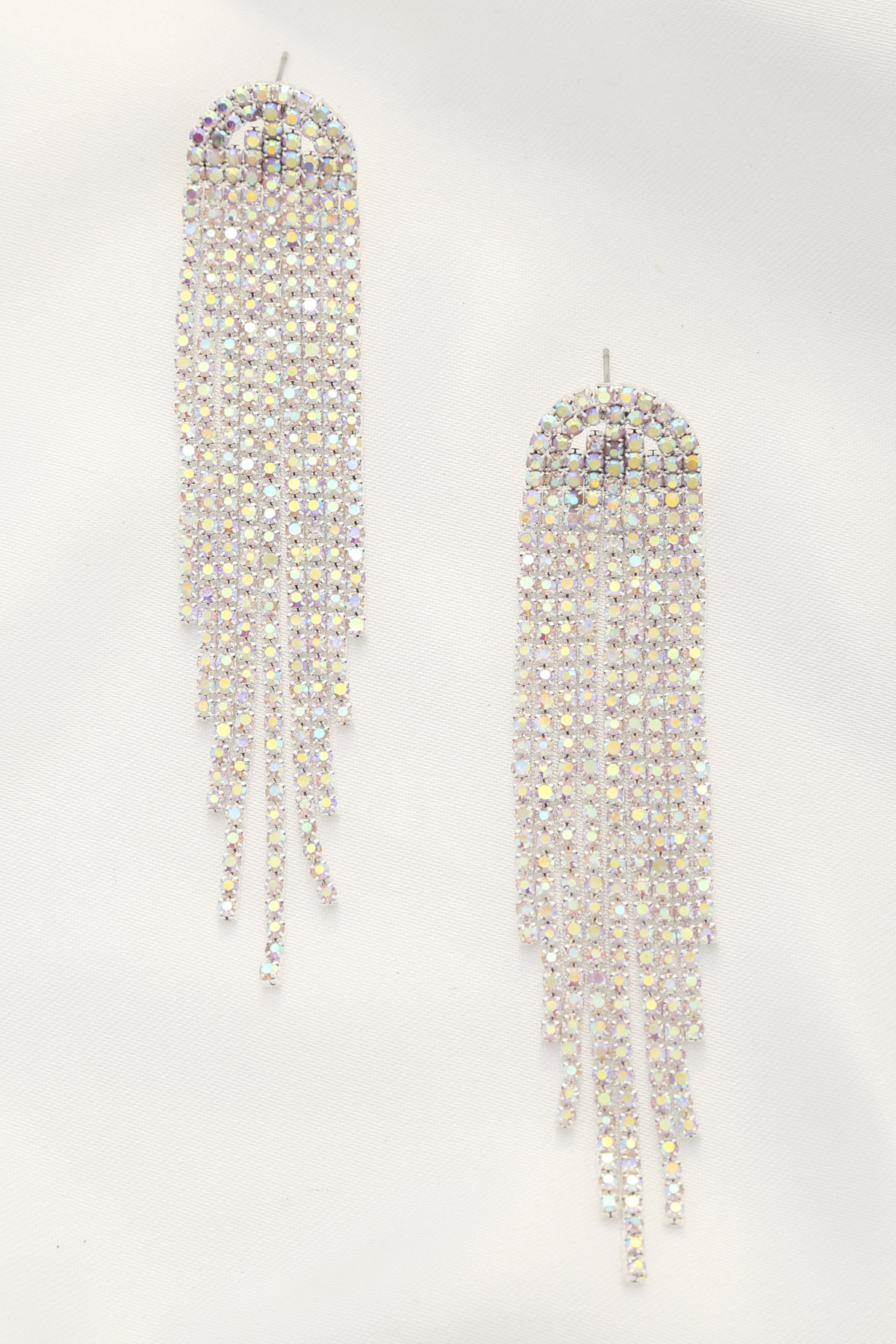 RHINESTONE DANGLE DROP EARRING