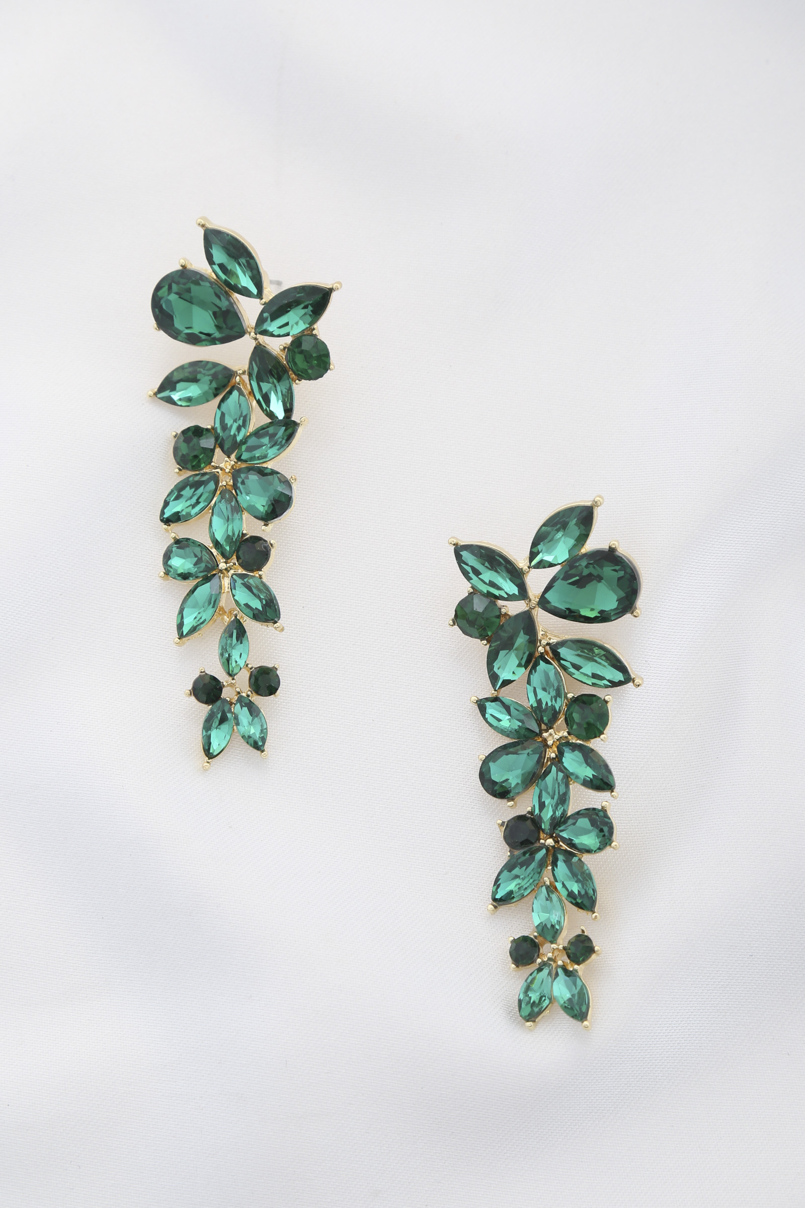 TEARDROP MARQUISE RHINESTONE EARRING