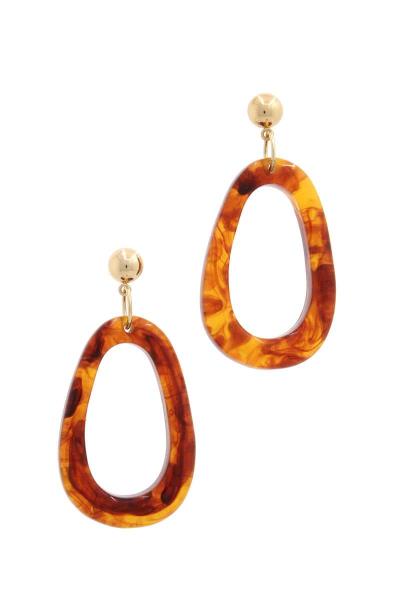 ACETATE POST DROP EARRING