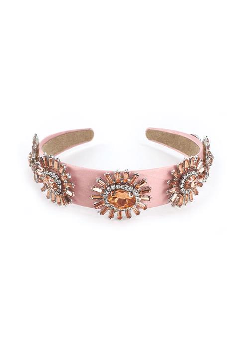 FASHION FLOWER STONE HEADBAND