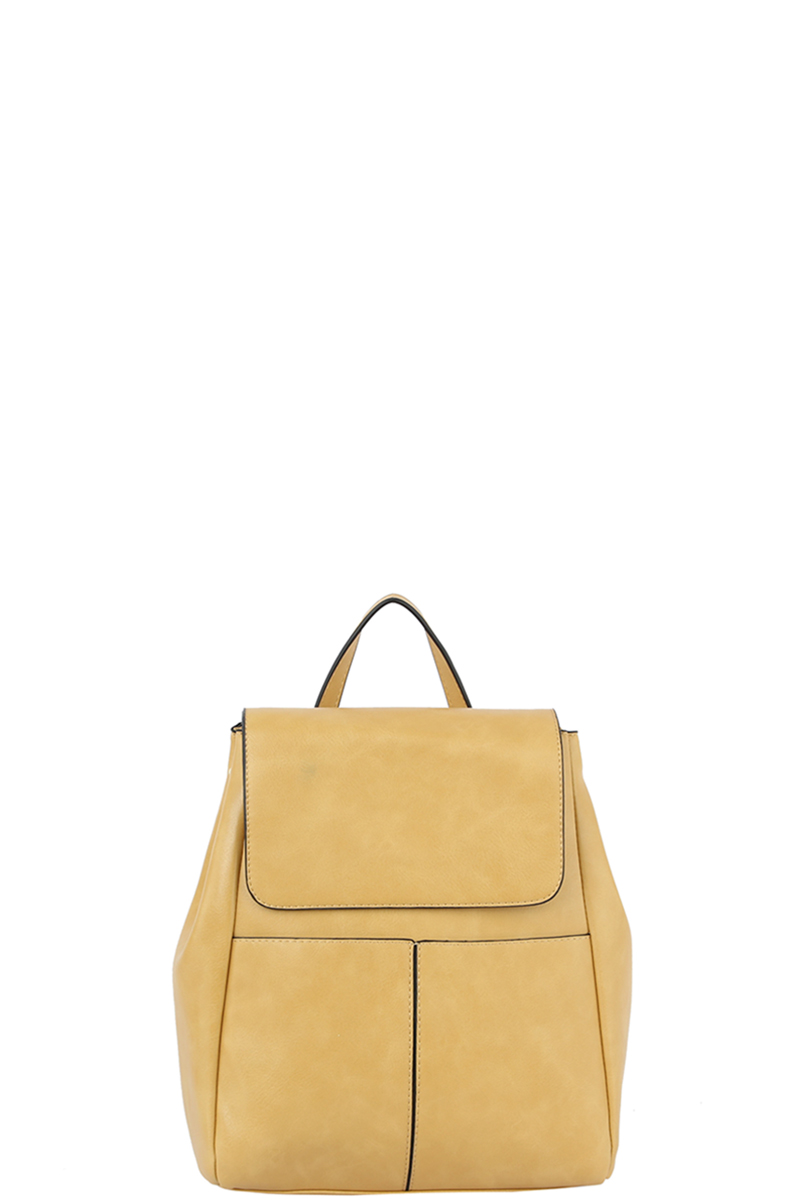 TRENDY GEOMETRIC SHAPED BACKPACK BAG