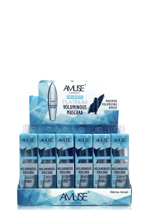 AMUSE PLATINUM VOLUMINOUS MASCARA 24 PC