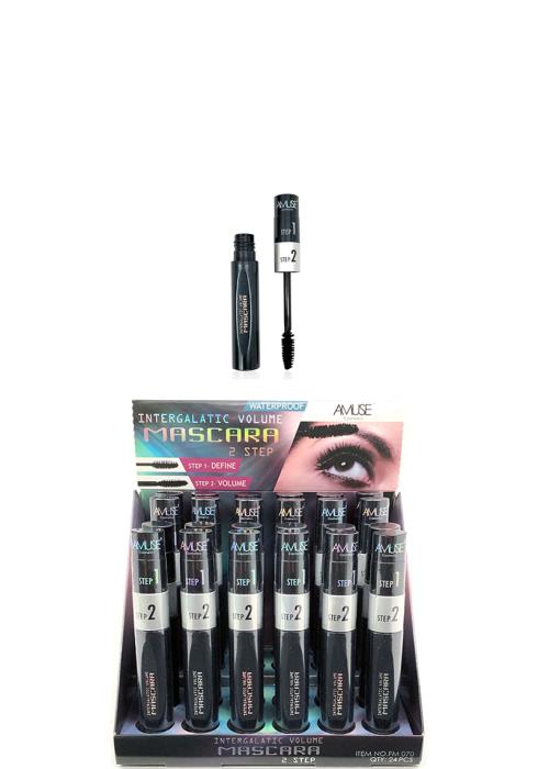 AMUSE COSMETICS WATERPROOF INTERGALATIC VOLUME MASCARA 24 PCS