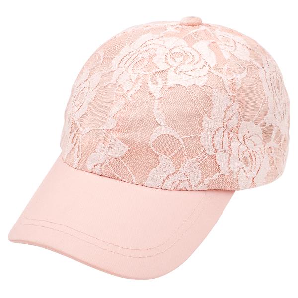 FLORAL PATTERN EMBROIDERED CAP HAT