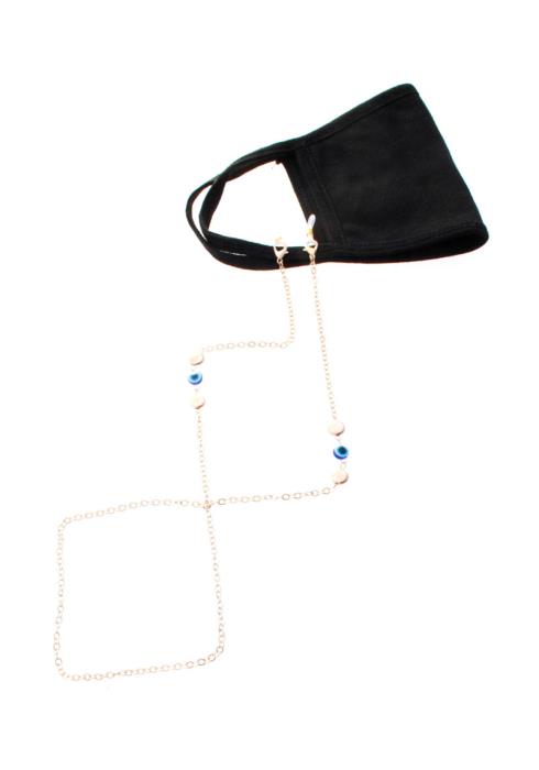 COVID-19 EVIL EYES METAL FACE MASK CHAIN HOLDER STRAPS