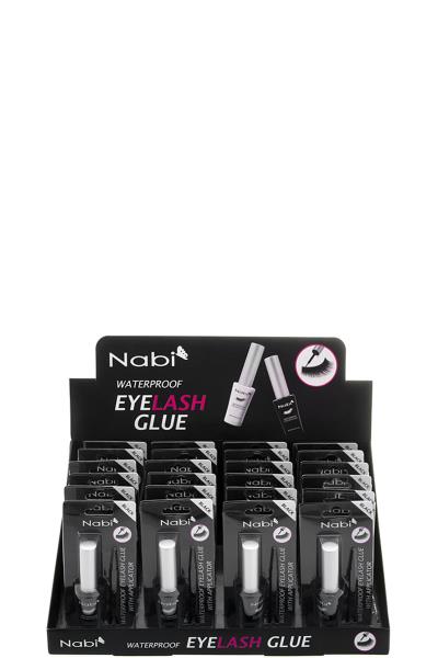 NABI WATERPROOF EYE LASH GLUE 24 PCS