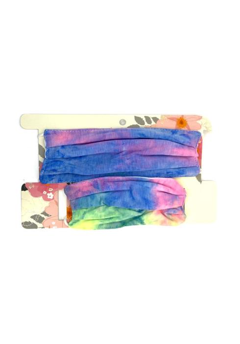 MOM AND DAUGHTER SET TIEDYE PRINT FACE MASK