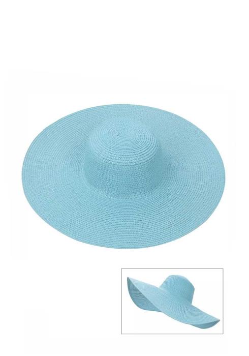 FASHION STRAW SUN FLOPPY HAT