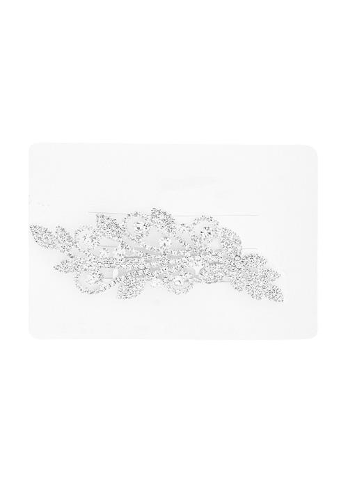 RHINESTONE LEAFY DESIGN TIARA