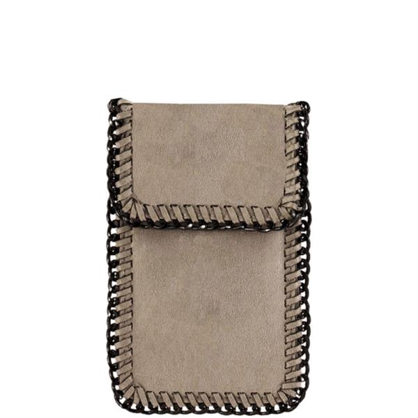 FASHION CUTE CHAIN AROUND FLAPOVER CROSSBODY CELLPHONE CASE