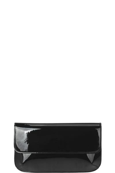 MODERN PATENT GLOSSY FLAT CLUTCH BAG