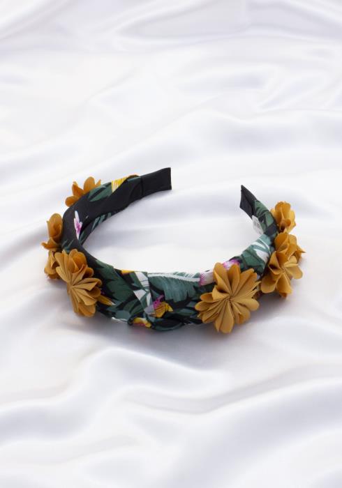 FLORAL PATTERN HEADBAND