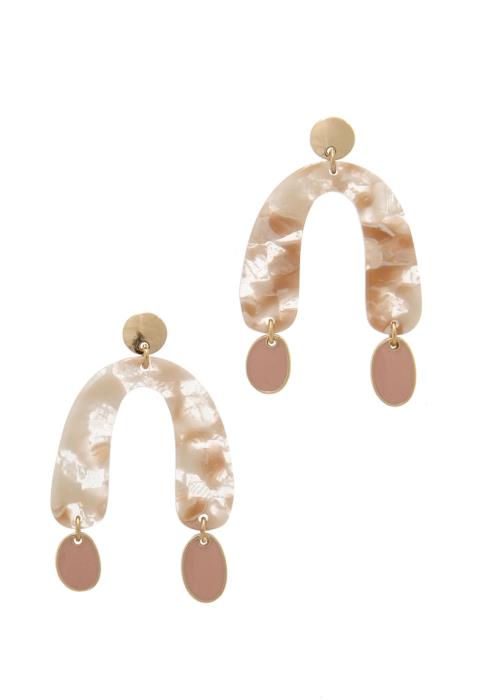 ACETATE DROP EARRING