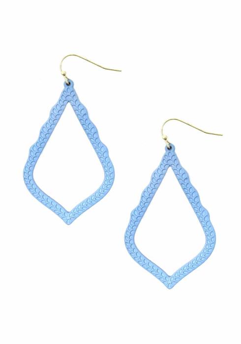 MOROCCAN SHAPE METAL DROP EARRING