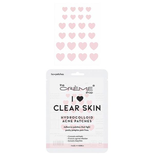 HEART SKIN ACNE PATCHES PINK 6 PCS