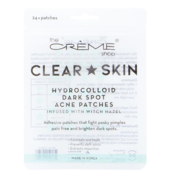 THE CREME SHOP CLEAR STAR SKIN HYDROCOLLOID DARK SPOT ACNE 24 PATCHES SET (6 UNITS)