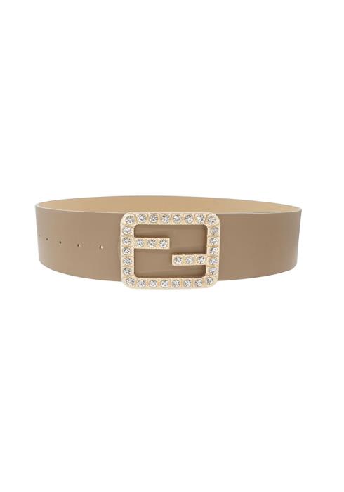 METAL RHINESTONE BUCKLE BELT