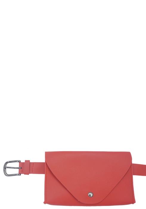 PLAIN SMOOTH FAUX LEATHER BELT BAG