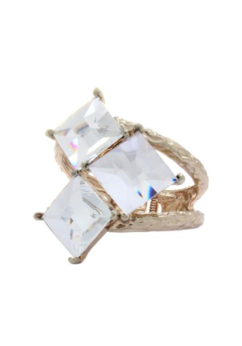 WIDE STONE HINGE BRACELET