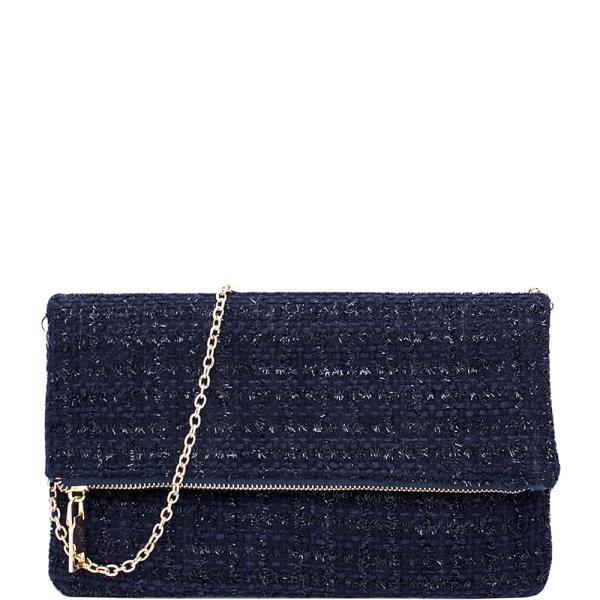 FASHION MODERN CHIC CLUTCH W CHAIN