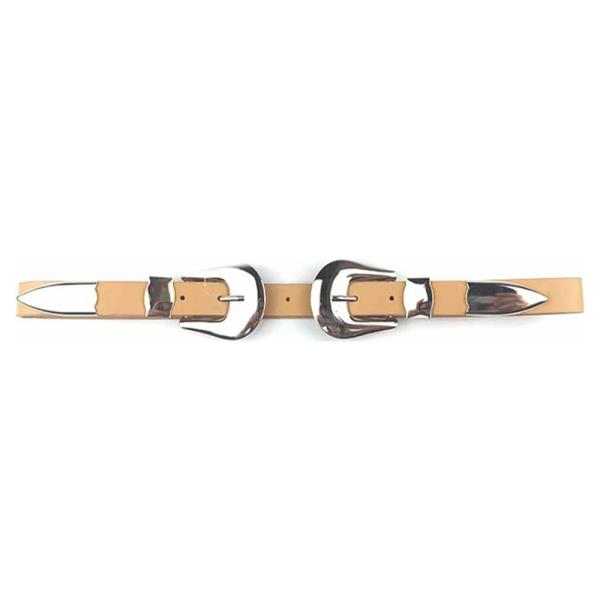 METAL DOUBLE BUCKLE BELT