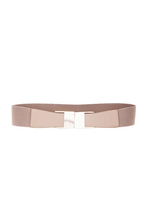 PLAIN METAL ELASTIC BUCKLE BELT