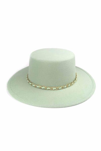 SMOOTH SOFT BRIM CHAIN LINK HAT