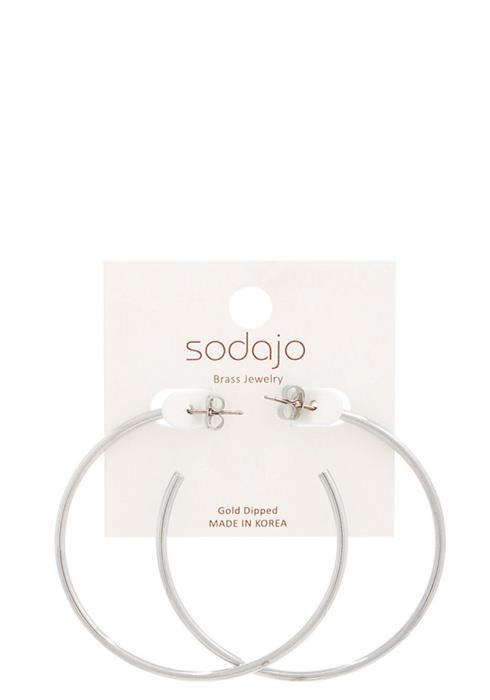 SODAJO 50 MM OPEN HOOP EARRING