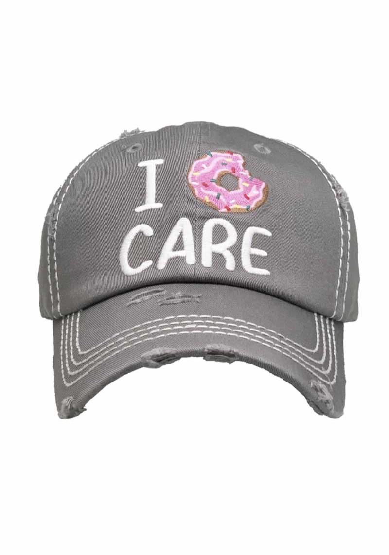 I DON`T CARE VINTAGE BALLCAP