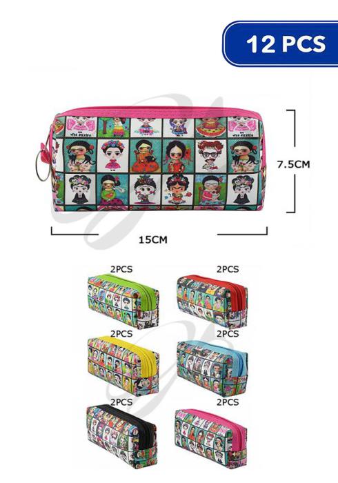 FASHION FRIDA KAHLO POUCH (12 UNITS)