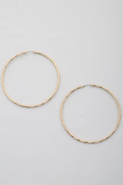 METAL HOOP EARRING