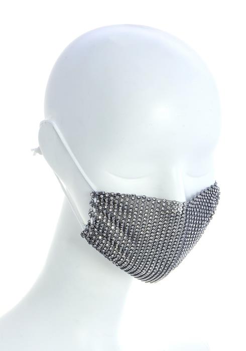 FASHION BREATHABLE OPEN RHINESTONE SEQUIN STYLE MASK