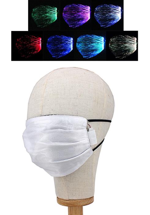 LED LIGHT UP FACE MASK COLOR CHANGING GLOW IN THE DARK